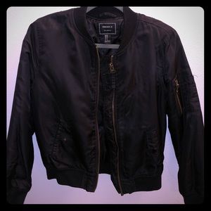 Black Bomber Jacket